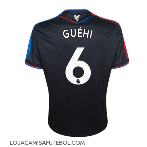 Camisa de Futebol Crystal Palace Marc Guehi #6 Equipamento Alternativo 2024-25 Manga Curta